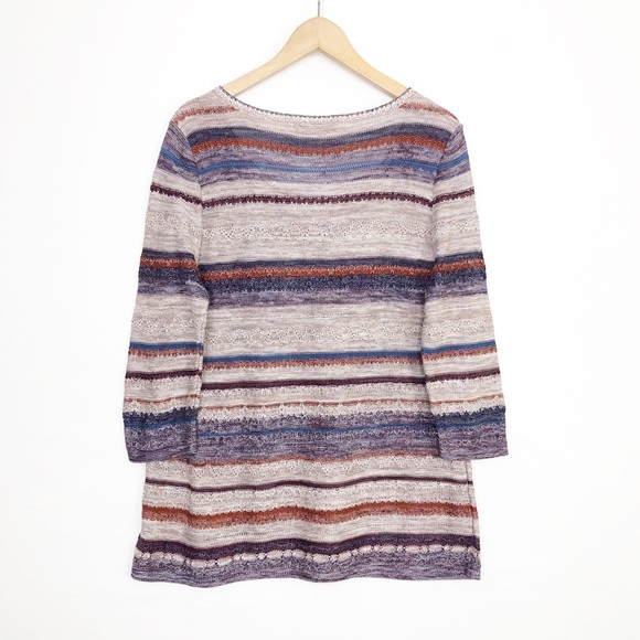 Peruvian connection, V-neck, cotton pullover sweater - Picture 2 of 9